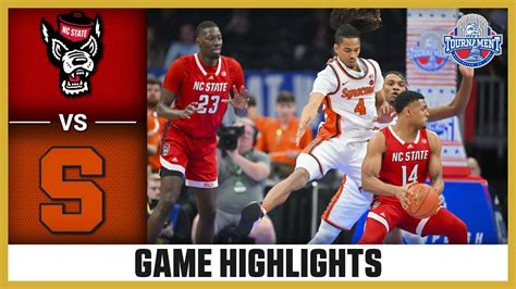 Nc State Vs Syracuse Game Highlights 2024 Acc Mens Basketball