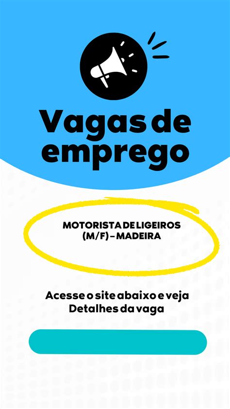 Motorista De Ligeiros M F Madeira Guia De Emprego