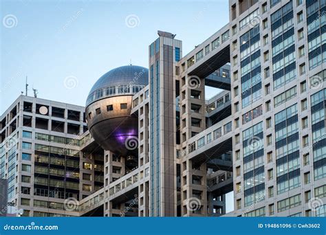 Fuji TV Building On Odaiba Island Editorial Photo | CartoonDealer.com #96793689