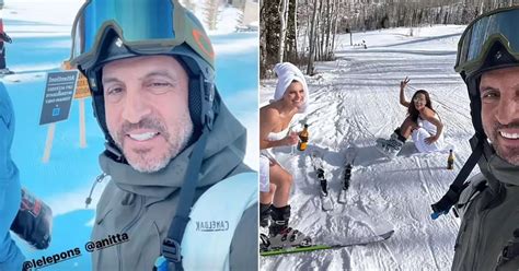 DWTS Mauricio Umansky Hits The Slopes With Nearly Naked Women After