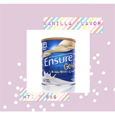 Ensure Gold Vanilla Kg Expiry Shopee Philippines