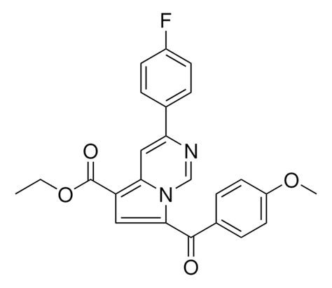 ET 3 4 FLUOROPHENYL 7 4 METHOXYBENZOYL PYRROLO 1 2 C PYRIMIDINE 5