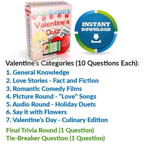 Valentines Day Quizzes