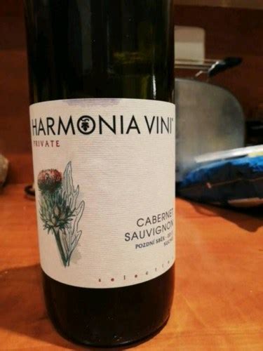 Harmonia Private Cabernet Sauvignon Pozdní Sběr Vivino US