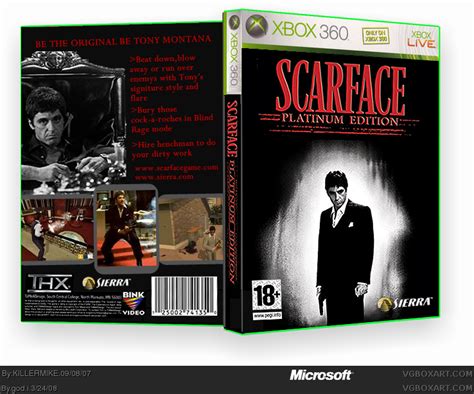 Scarface The World Is Yours Xbox 360 Box Art Cover By God I