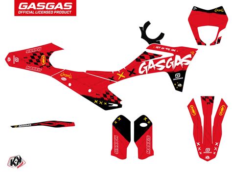 Kit D Co Motocross Gasgas Kartel Rouge S Rie Kutvek