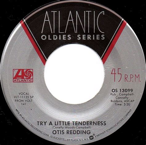 Otis Redding - Try A Little Tenderness / Satisfaction (1984, SP, Vinyl) | Discogs