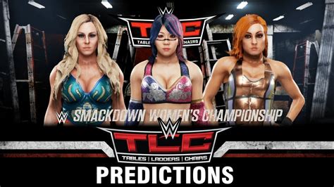 WWE TLC Tables Ladders Chairs 2018 Predictions YouTube