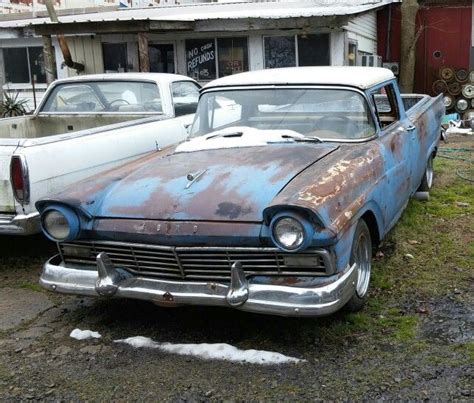 Abandoned Us Car Ford Trucks Classic Cars Old Trucks