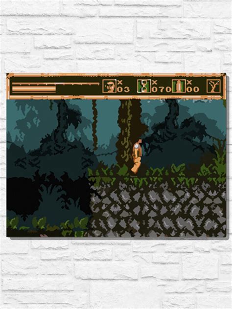 Картина по номерам на холсте игра No Escape (Sega, Сега, 16 bit, 16 бит ...