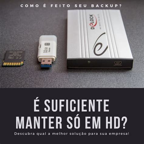 Manter O Backup De Sua Empresa Somente Em Hd Externo Pendrive Ou Nuvem