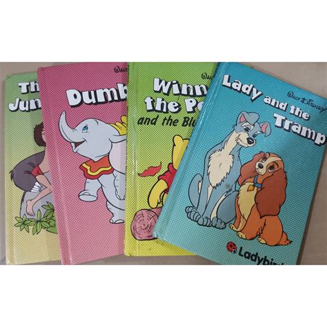 Walt Disney Ladybird Books Dumbothe Jungle Booklady And The Tramp