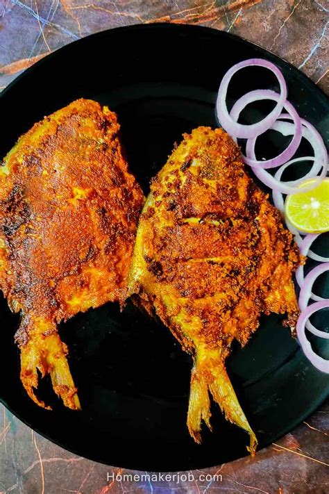 Tandoori Paplet Fish Fry Fried Pomfret Tandoori Fry Recipe