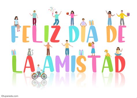 Tarjeta Feliz Día De La Amistad Tarjetas De Día Internacional Del Amigo