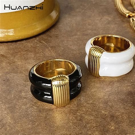 Huanzbottles Bague Maill E Queen Dstressglaze Pour Hommes Et Femmes