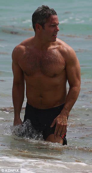 Andy Cohen 45 Shows Off His Buff Body On The Beach In Miami Daily