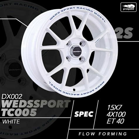 Jual Velg Wedssport Tc Flowforming Shopee Indonesia