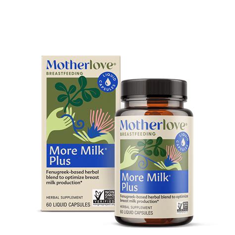 Motherlove More Milk Plus Fenugreek Based Lactation Supplement 60