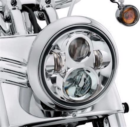 Farol Led 7 Daymaker Cromado Harley Davidson R 949 00 Em Mercado Livre