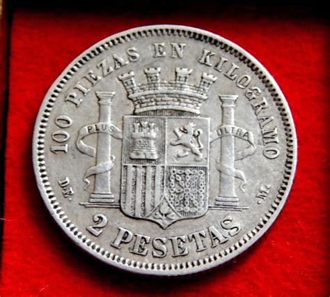 España Gobierno Provisional 2 Pesetas de plata 1870 Catawiki