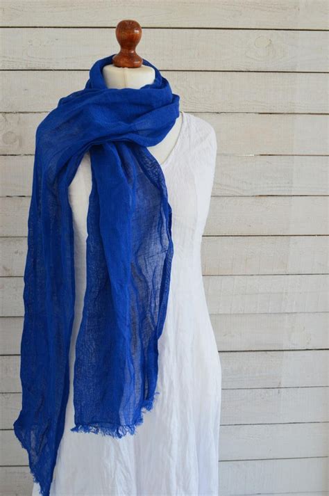 Organic Linen Scarf Natural Linen Scarf Extra Large Linen Etsy