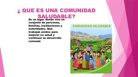 Comunidades Saludables