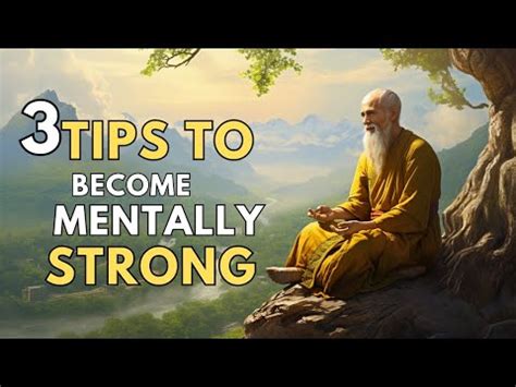 Tips To Become Mentally Strong Buddhism Youtube