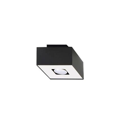 Czarny Plafon Mono SL 0070 Sollux Lighting