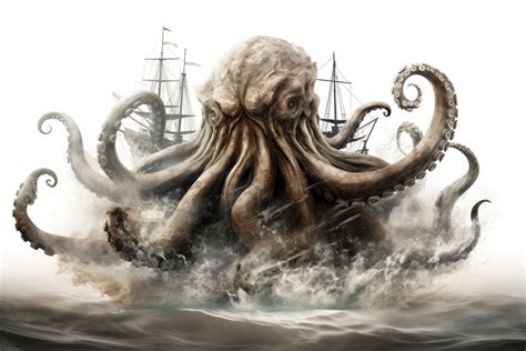 Kraken wildlife octopus animal. AI | Free Photo - rawpixel