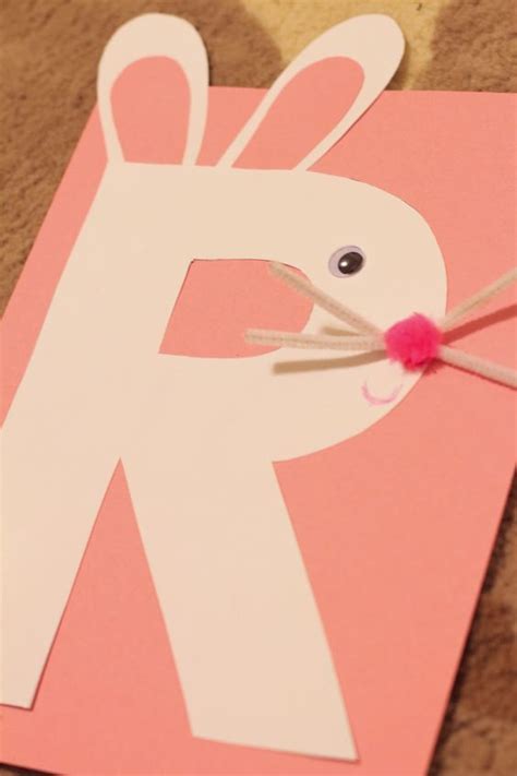 Letter R Rabbit Craft