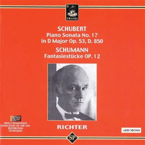 Schubert Piano Sonata No 17 Schumann Fantasiestücke Op 12 von