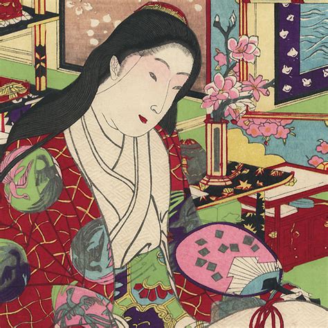 Fuji Arts Japanese Prints Wife Of Tokugawa Iemitsu No 3 By