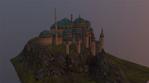 Theed Royal Palace Naboo Star Wars D Model Cgtrader