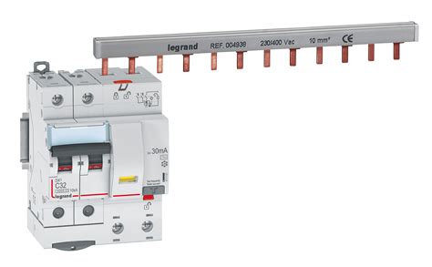 Disjoncteur différentiel monobloc DX³6000 10kA arrivée haute et départ