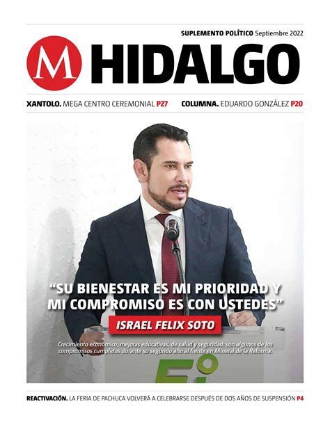 M Hidalgo Septiembre 2022 Milenio Hidalgo By Milenio Hidalgo Issuu