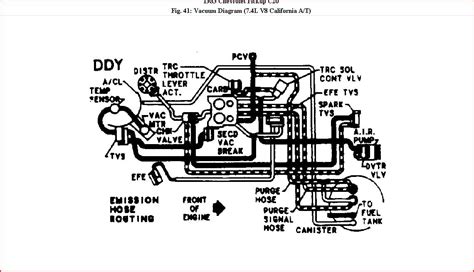 Chevy Truck Vacuum Diagram