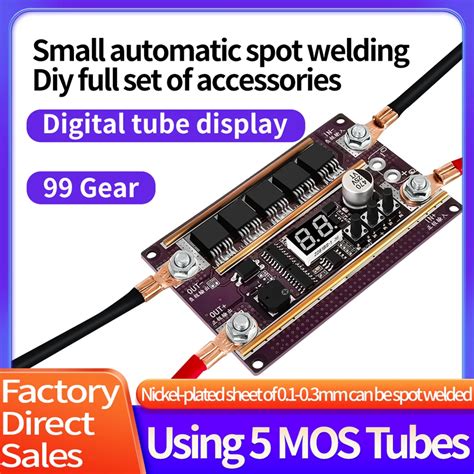 K Spot Welder Diy Kit V Gears Adjustable Power Mini Spots