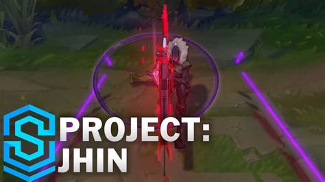 Project Jhin Skin Spotlight Pre Release League Of Legends Youtube