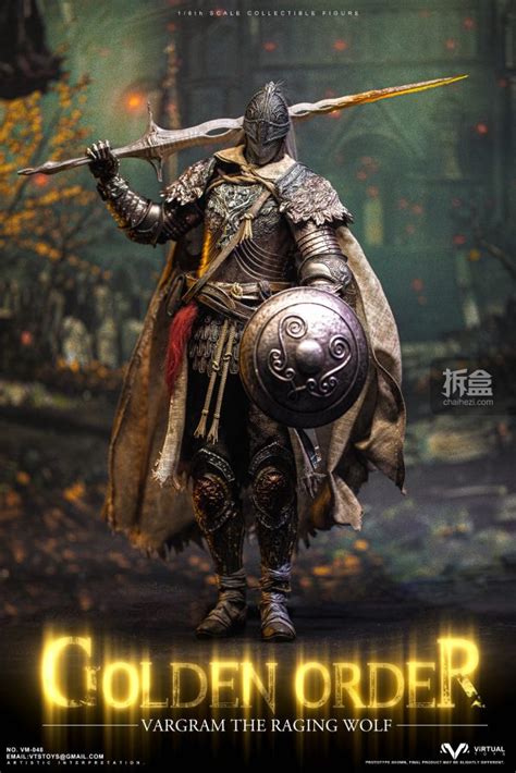 Vts Toys 黄金律法 白狼战鬼 艾尔登法环同人1 6可动人偶 拆盒