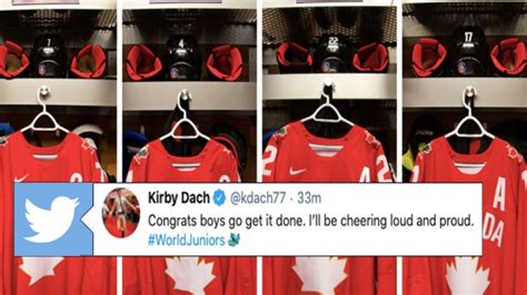 Kirby Dach will remain Canada's captain despite his injury, and his message to the team shows ...