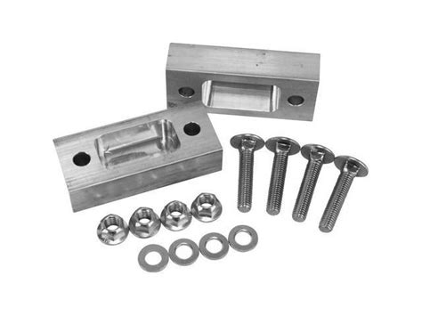 Spacer Kit Steeda Sway Bar Billet Aluminum Pair Incl Spacers And