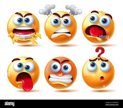 3d Illustration Thinking Emoticon Banque Dimages Vectorielles Alamy