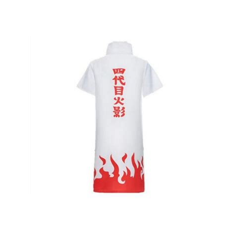 Authentic Naruto Namikaze Minato White Cosplay Costume Anime Outfit