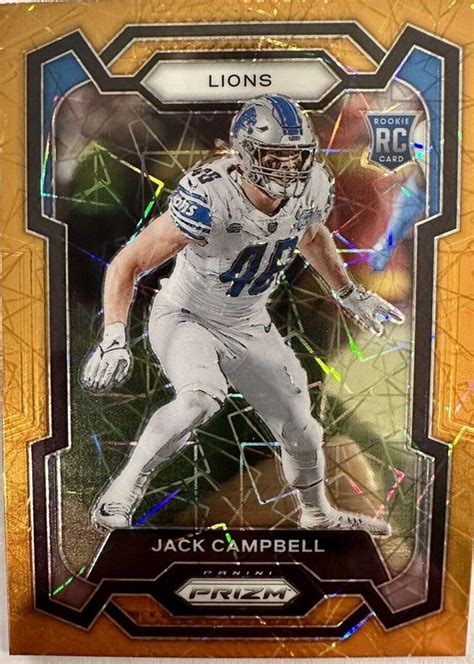 Jack Campbell 2023 Prizm 330 Lazer Price Guide Sports Card Investor