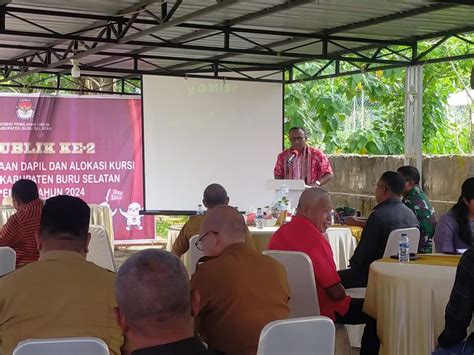 Kpu Bursel Gelar Uji Publik Ke Rancangan Penataan Dapil Dan Alokasi