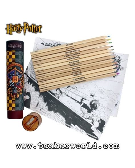 Set de 10 Lápices varios colores Harry Potter