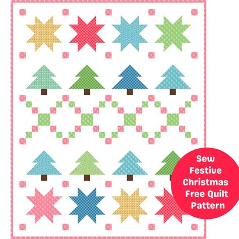 Sew Festive Christmas Quilt Pattern Free Pdf Christmas Quilt Pattern