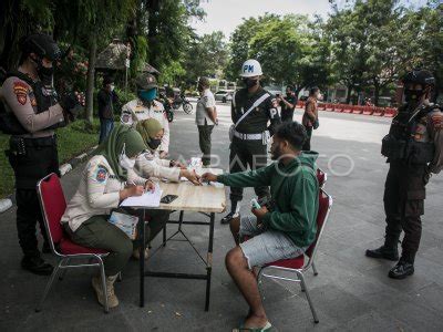 Operasi Yustisi Protokol Kesehatan Antara Foto