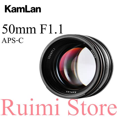 Kamlan Mm F Aps C Large Aperture Manual Focus Lens For Eos M E