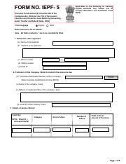 Form Iepf Pdf Form No Iepf Pursuant To Sub Section Of Section